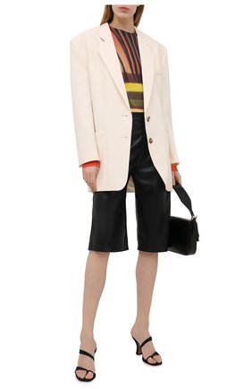 Женский хлопковый пуловер DRIES VAN NOTEN желтого цвета по цене 62800 руб., арт. 211-31204-2708 | Фото 2 Женский хлопковый пуловер DRIES VAN NOTEN желтого цвета, арт. 211-31204-2708 | Фото 2