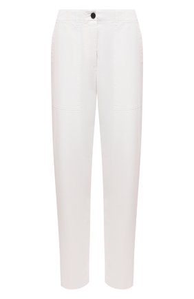 Женские хлопковые брюки DRIES VAN NOTEN белого цвета по цене 39950 руб., арт. 211-30939-2280 | Фото 1 Женские хлопковые брюки DRIES VAN NOTEN белого цвета, арт. 211-30939-2280 | Фото 1