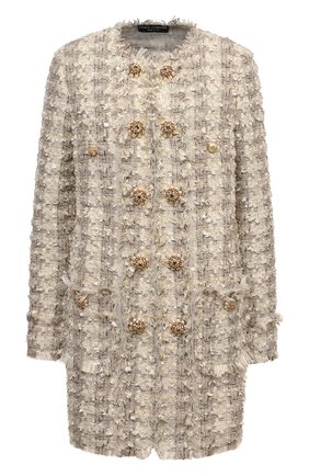 Женское пальто DOLCE & GABBANA бежевого цвета по цене 415500 руб., арт. F0AG6Z/FMMCY | Фото 1 Женское пальто DOLCE & GABBANA бежевого цвета, арт. F0AG6Z/FMMCY | Фото 1