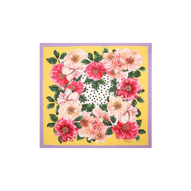 фото Шелковый платок dolce & gabbana