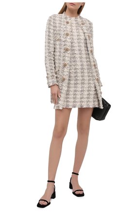 Женское платье DOLCE & GABBANA бежевого цвета по цене 105000 руб., арт. F6J9MT/FMMCY | Фото 2 Женское платье DOLCE & GABBANA бежевого цвета, арт. F6J9MT/FMMCY | Фото 2