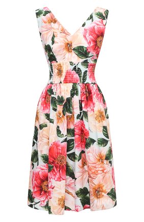 Женское хлопковое платье DOLCE & GABBANA розового цвета по цене 105000 руб., арт. F6J7HT/HS5H9 | Фото 1 Женское хлопковое платье DOLCE & GABBANA розового цвета, арт. F6J7HT/HS5H9 | Фото 1