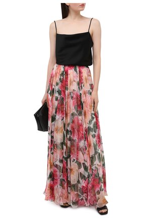 Женская шелковая юбка DOLCE & GABBANA розового цвета по цене 214500 руб., арт. F4B0WT/IS1E4 | Фото 2 Женская шелковая юбка DOLCE & GABBANA розового цвета, арт. F4B0WT/IS1E4 | Фото 2 (Стили: Романтичный; Материал внешний: Шелк; Материал подклада: Шелк; Женское Кросс-КТ: Юбка-одежда; Длина Ж (юбки, платья, шорты): Макси)