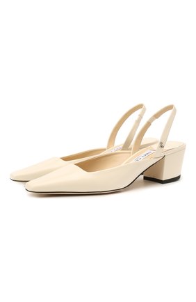 Женские кожаные туфли gini 45 JIMMY CHOO бежевого цвета по цене 43500 руб., арт. GINI 45/LQU | Фото 1 Женские кожаные туфли gini 45 JIMMY CHOO бежевого цвета, арт. GINI 45/LQU | Фото 1