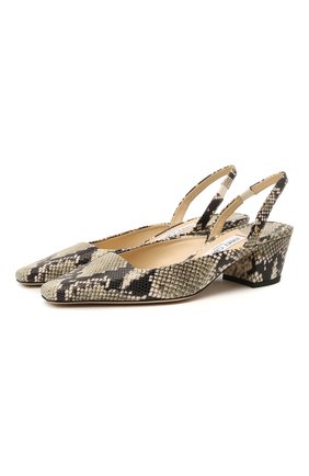 Женские кожаные туфли gini 46 JIMMY CHOO серого цвета по цене 45400 руб., арт. GINI 45/NKE | Фото 1 Женские кожаные туфли gini 46 JIMMY CHOO серого цвета, арт. GINI 45/NKE | Фото 1
