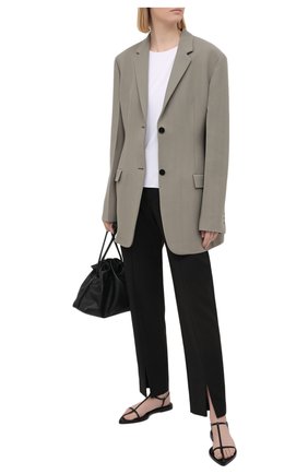 Женская футболка из вискозы EMPORIO ARMANI белого цвета по цене 20800 руб., арт. 3K2M8H/2J85Z | Фото 2 Женская футболка из вискозы EMPORIO ARMANI белого цвета, арт. 3K2M8H/2J85Z | Фото 2