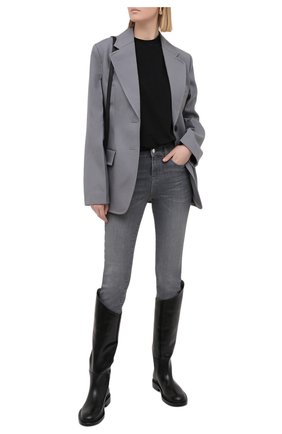 Женские джинсы EMPORIO ARMANI серого цвета по цене 17250 руб., арт. 3K2J20/2DE9Z | Фото 2 Женские джинсы EMPORIO ARMANI серого цвета, арт. 3K2J20/2DE9Z | Фото 2