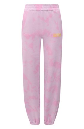 Женские хлопковые джоггеры VERSACE JEANS COUTURE розового цвета по цене 25850 руб., арт. A1HWA1VA-WDP320 L0G0 D/30443 | Фото 1 Женские хлопковые джоггеры VERSACE JEANS COUTURE розового цвета, арт. A1HWA1VA-WDP320 L0G0 D/30443 | Фото 1