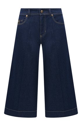 Женские джинсовые шорты VERSACE JEANS COUTURE темно-синего цвета по цене 26100 руб., арт. A1HWA05I-WDP505/AQ954 | Фото 1 Женские джинсовые шорты VERSACE JEANS COUTURE темно-синего цвета, арт. A1HWA05I-WDP505/AQ954 | Фото 1