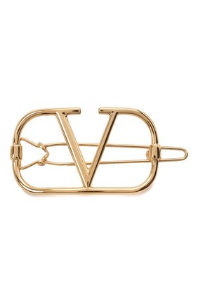 Женская заколка для волос VALENTINO золотого цвета по цене 15850 руб., арт. VW2J0H38/MET | Фото 1 Женская заколка для волос VALENTINO золотого цвета, арт. VW2J0H38/MET | Фото 1