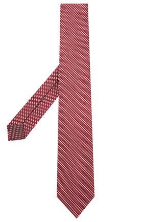 Мужской шелковый галстук BRIONI красного цвета, арт. 061I00/P0427 | Фото 2 (Материал: Текстиль, Шелк; Принт: С принтом; Региональные ограничения белый список (Axapta Mercury): RU)