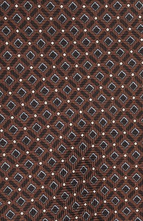 Мужской шелковый галстук BRIONI коричневого цвета, арт. 062I00/P041H | Фото 3 (Принт: С принтом; Материал: Текстиль, Шелк; Региональные ограничения белый список (Axapta Mercury): RU)