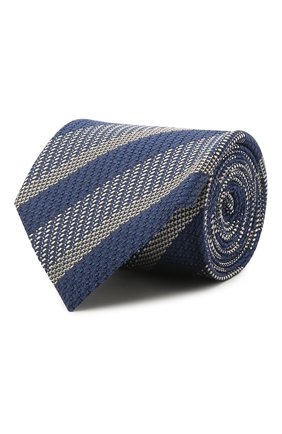 Мужской шелковый галстук BRIONI синего цвета по цене 24300 руб., арт. 062I00/P041Q | Фото 1 Мужской шелковый галстук BRIONI синего цвета, арт. 062I00/P041Q | Фото 1