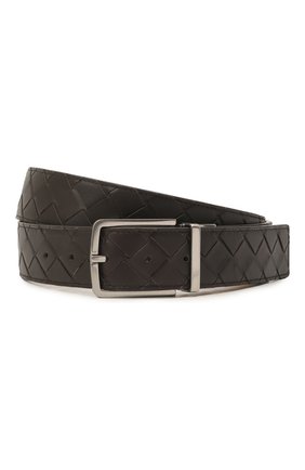 Мужской кожаный ремень BOTTEGA VENETA темно-коричневого цвета по цене 53900 руб., арт. 652944/VCPQ1 | Фото 1 Мужской кожаный ремень BOTTEGA VENETA темно-коричневого цвета, арт. 652944/VCPQ1 | Фото 1