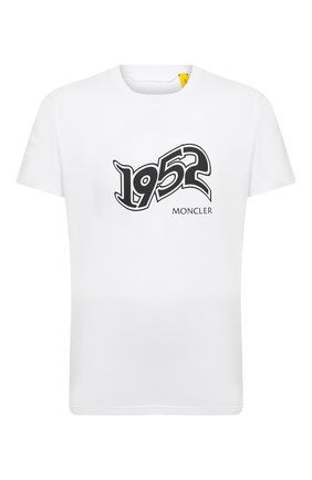 Мужская хлопковая футболка 2 moncler 1952 MONCLER GENIUS белого цвета по цене 21600 руб., арт. G1-092-8C731-10-829FB | Фото 1 Мужская хлопковая футболка 2 moncler 1952 MONCLER GENIUS белого цвета, арт. G1-092-8C731-10-829FB | Фото 1 (Принт: С принтом; Стили: Гранж; Рукава: Короткие; Длина (для топов): Стандартные; Материал внешний: Хлопок)