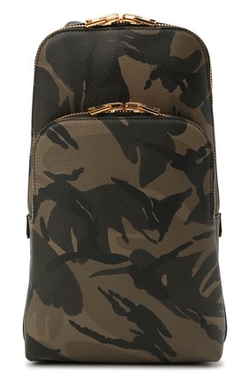 Мужской кожаный рюкзак TOM FORD хаки цвета по цене 212500 руб., арт. H0420T-ICL022 | Фото 1 Мужской кожаный рюкзак TOM FORD хаки цвета, арт. H0420T-ICL022 | Фото 1
