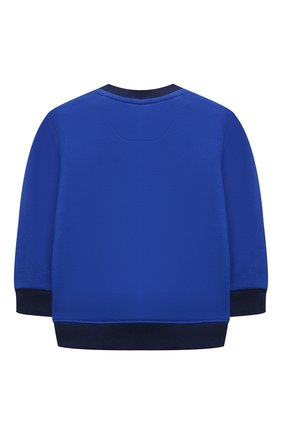 Детский комплект из свитшота и брюк POLO RALPH LAUREN синего цвета по цене 9315 руб., арт. 320836008 | Фото 3 Детский комплект из свитшота и брюк POLO RALPH LAUREN синего цвета, арт. 320836008 | Фото 3