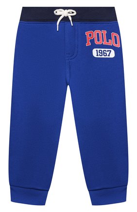 Детский комплект из свитшота и брюк POLO RALPH LAUREN синего цвета по цене 9315 руб., арт. 320836008 | Фото 4 Детский комплект из свитшота и брюк POLO RALPH LAUREN синего цвета, арт. 320836008 | Фото 4