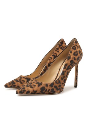Женские кожаные туфли romy 100 JIMMY CHOO леопардового цвета по цене 48100 руб., арт. R0MY 100/LPU | Фото 1 Женские кожаные туфли romy 100 JIMMY CHOO леопардового цвета, арт. R0MY 100/LPU | Фото 1