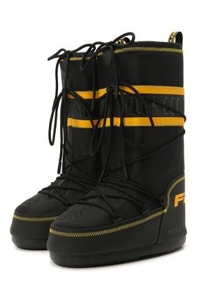 Женские текстильные сапоги FENDI черного цвета по цене 98750 руб., арт. 8U8072 AE74 | Фото 1 Женские текстильные сапоги FENDI черного цвета, арт. 8U8072 AE74 | Фото 1