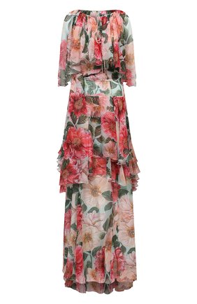 Женское шелковое платье DOLCE & GABBANA голубого цвета по цене 499500 руб., арт. F6I0QT/IS1E4 | Фото 1 Женское шелковое платье DOLCE & GABBANA голубого цвета, арт. F6I0QT/IS1E4 | Фото 1