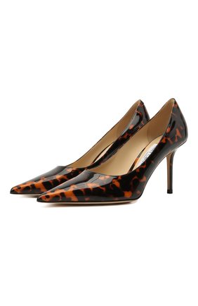 Женские кожаные туфли love 85 JIMMY CHOO леопардового цвета по цене 52700 руб., арт. L0VE 85/0P0 | Фото 1 Женские кожаные туфли love 85 JIMMY CHOO леопардового цвета, арт. L0VE 85/0P0 | Фото 1