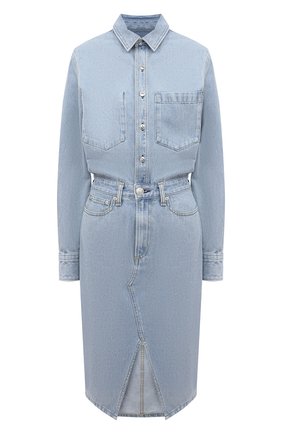 Женское джинсовое платье RAG&BONE голубого цвета по цене 44800 руб., арт. WCW20H30014C01 | Фото 1 Женское джинсовое платье RAG&BONE голубого цвета, арт. WCW20H30014C01 | Фото 1
