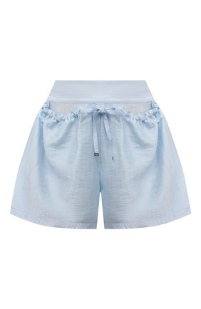 Женские шорты EMPORIO ARMANI голубого цвета по цене 16150 руб., арт. 3K2P82/2NLIZ | Фото 1 Женские шорты EMPORIO ARMANI голубого цвета, арт. 3K2P82/2NLIZ | Фото 1