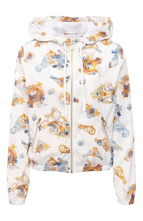 Женская ветровка VERSACE JEANS COUTURE белого цвета по цене 37050 руб., арт. C9HWA975-WDP401/25191 | Фото 1 Женская ветровка VERSACE JEANS COUTURE белого цвета, арт. C9HWA975-WDP401/25191 | Фото 1