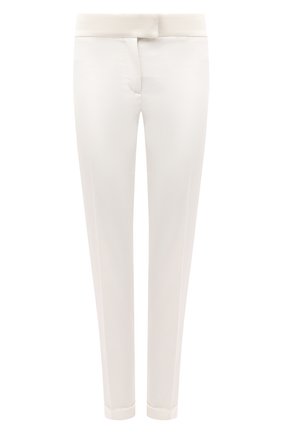 Женские шерстяные брюки TOM FORD белого цвета по цене 117500 руб., арт. PAW083-FAX733 | Фото 1 Женские шерстяные брюки TOM FORD белого цвета, арт. PAW083-FAX733 | Фото 1