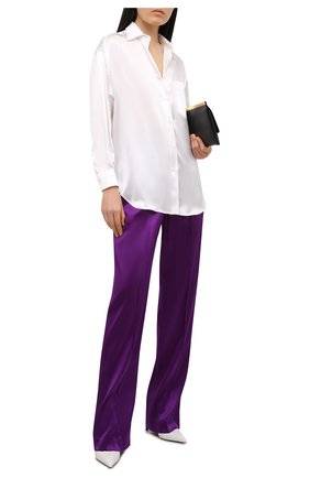 Женская шелковая рубашка TOM FORD белого цвета по цене 133500 руб., арт. CA3189-FAX824 | Фото 2 Женская шелковая рубашка TOM FORD белого цвета, арт. CA3189-FAX824 | Фото 2