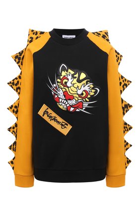 Женский хлопковый свитшот KENZO черного цвета по цене 43950 руб., арт. FB55SW3624MH | Фото 1 Женский хлопковый свитшот KENZO черного цвета, арт. FB55SW3624MH | Фото 1