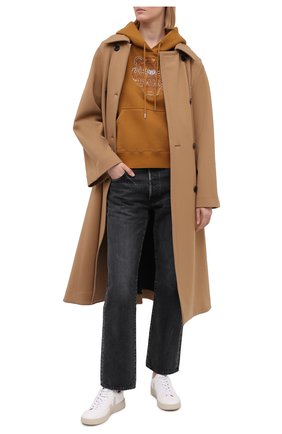 Женский хлопковое худи KENZO коричневого цвета по цене 32850 руб., арт. FB52SW7824XG | Фото 2 Женский хлопковое худи KENZO коричневого цвета, арт. FB52SW7824XG | Фото 2