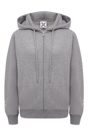 Женский хлопковая толстовка kenzo sport KENZO серого цвета по цене 35350 руб., арт. FA62BL8004MS | Фото 1 Женский хлопковая толстовка kenzo sport KENZO серого цвета, арт. FA62BL8004MS | Фото 1