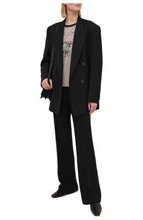 Женская хлопковая футболка REDVALENTINO светло-розового цвета по цене 30850 руб., арт. VR3MG08X/5PR | Фото 2 Женская хлопковая футболка REDVALENTINO светло-розового цвета, арт. VR3MG08X/5PR | Фото 2