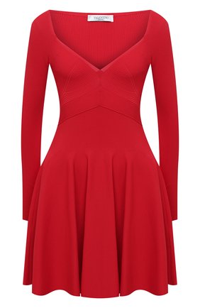 Женское платье из вискозы VALENTINO красного цвета по цене 264500 руб., арт. VB3KDA95656 | Фото 1 Женское платье из вискозы VALENTINO красного цвета, арт. VB3KDA95656 | Фото 1
