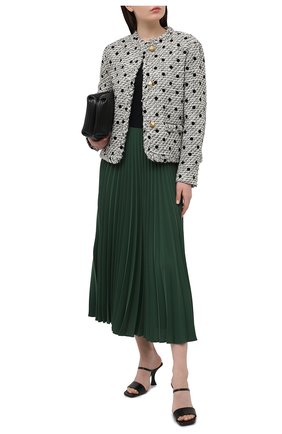 Женский жакет VALENTINO черно-белого цвета по цене 316500 руб., арт. VB3CE27569M | Фото 2 Женский жакет VALENTINO черно-белого цвета, арт. VB3CE27569M | Фото 2