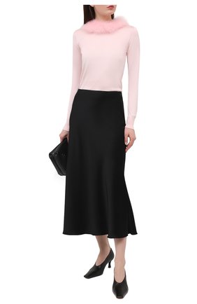 Женский шелковый пуловер DOLCE & GABBANA розового цвета по цене 105000 руб., арт. FX196Z/JASNA | Фото 2 Женский шелковый пуловер DOLCE & GABBANA розового цвета, арт. FX196Z/JASNA | Фото 2