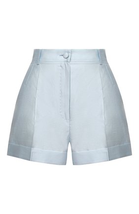 Женские шелковый шорты DOLCE & GABBANA голубого цвета по цене 52050 руб., арт. FTBUCT/FU1L5 | Фото 1 Женские шелковый шорты DOLCE & GABBANA голубого цвета, арт. FTBUCT/FU1L5 | Фото 1 (Длина Ж (юбки, платья, шорты): Мини; Материал внешний: Шелк; Стили: Романтичный; Женское Кросс-КТ: Шорты-одежда)