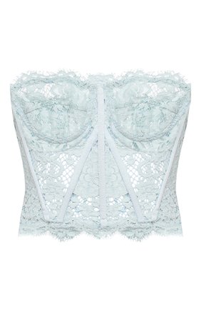 Женский топ из хлопка и вискозы DOLCE & GABBANA голубого цвета по цене 83700 руб., арт. F72X4T/HLMEA | Фото 1 Женский топ из хлопка и вискозы DOLCE & GABBANA голубого цвета, арт. F72X4T/HLMEA | Фото 1