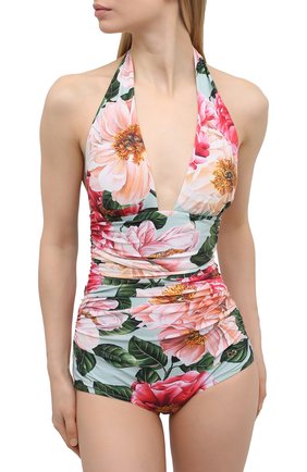Женский слитный купальник DOLCE & GABBANA голубого цвета по цене 52350 руб., арт. 09A06J/FSGUZ | Фото 2 Женский слитный купальник DOLCE & GABBANA голубого цвета, арт. 09A06J/FSGUZ | Фото 2