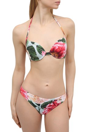 Женский плавки-бикини DOLCE & GABBANA голубого цвета по цене 17350 руб., арт. 02A03J/FSGUZ | Фото 2 Женский плавки-бикини DOLCE & GABBANA голубого цвета, арт. 02A03J/FSGUZ | Фото 2
