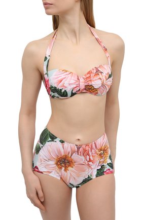 Женский бра-бандо DOLCE & GABBANA голубого цвета по цене 29950 руб., арт. 01A23J/FSGUZ | Фото 2 Женский бра-бандо DOLCE & GABBANA голубого цвета, арт. 01A23J/FSGUZ | Фото 2