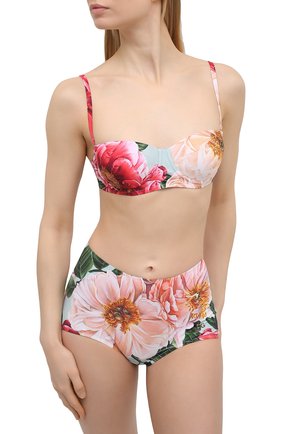 Женский бра-бандо DOLCE & GABBANA голубого цвета по цене 29950 руб., арт. 01A16J/FSGUZ | Фото 2 Женский бра-бандо DOLCE & GABBANA голубого цвета, арт. 01A16J/FSGUZ | Фото 2