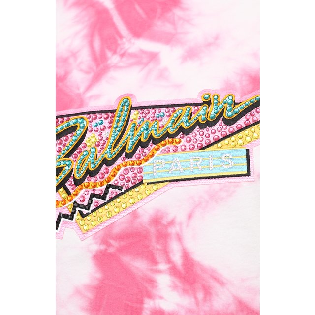 фото Хлопковая футболка balmain