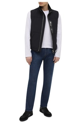 Мужские комбинированные кеды TOD’S черного цвета по цене 36950 руб., арт. XXM68C0DP300V5 | Фото 2 Мужские комбинированные кеды TOD’S черного цвета, арт. XXM68C0DP300V5 | Фото 2 (Материал внутренний: Натуральная кожа; Подошва: Плоская)