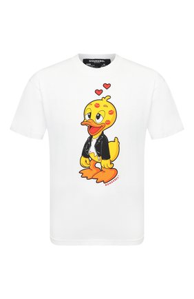 Мужская хлопковая футболка DOMREBEL белого цвета по цене 10650 руб., арт. KISSES/0VERSIZE T-SHIRT | Фото 1 Мужская хлопковая футболка DOMREBEL белого цвета, арт. KISSES/0VERSIZE T-SHIRT | Фото 1 (Рукава: Короткие; Стили: Гранж; Материал внешний: Хлопок; Длина (для топов): Стандартные; Принт: С принтом)
