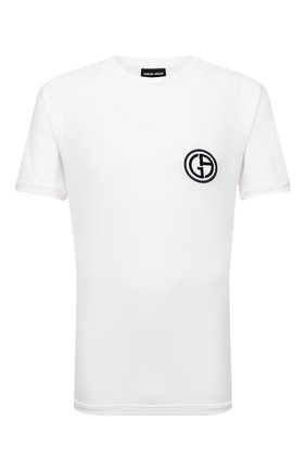 Мужская футболка GIORGIO ARMANI белого цвета по цене 40950 руб., арт. 3KSM74/SJFJZ | Фото 1 Мужская футболка GIORGIO ARMANI белого цвета, арт. 3KSM74/SJFJZ | Фото 1 (Материал внешний: Синтетический материал; Принт: Без принта; Длина (для топов): Стандартные; Стили: Кэжуэл; Рукава: Короткие)
