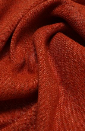 Мужской шарф из кашемира и льна LORO PIANA оранжевого цвета по цене 82800 руб., арт. FAL5694 | Фото 2 Мужской шарф из кашемира и льна LORO PIANA оранжевого цвета, арт. FAL5694 | Фото 2