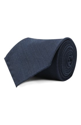 Мужской шерстяной галстук BRIONI темно-синего цвета по цене 32850 руб., арт. 061I00/P0A65 | Фото 1